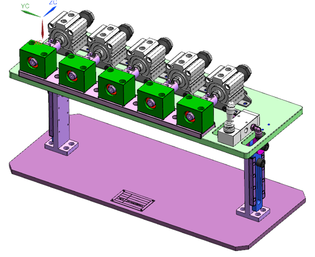 High pressure rubber hose inspection and sealing fixture 2000kpa