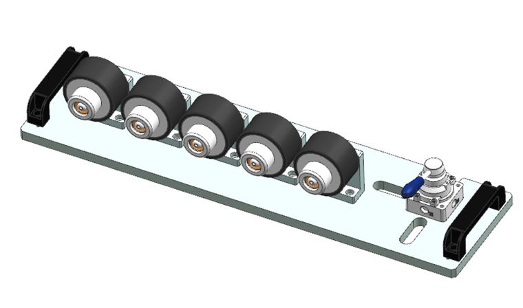 Rubber tube inspection and sealing tooling